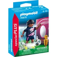 Playmobil Fussballerin mit Torwand