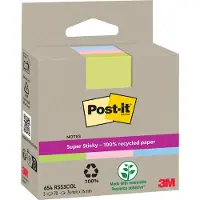 Post-it Super Sticky Super Sticky Haftnotizen Recycling