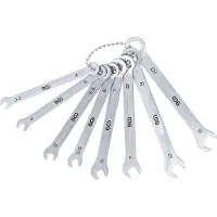 Bgs Maul-Ringschlüssel-Satz, Mini-Ausführung, 4 - 10 mm, 8-tlg.