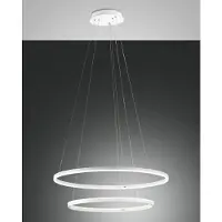 FABAS LUCE GIOTTO Pendelleuchter mit LED 65W weiß 3508-48-102