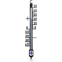 Bearware Analoges Thermometer aus Metall, wetterfest, Aussenthermometer, klassisches Design, -40° bis +50° C