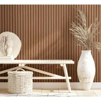 Marburg Vliestapete "Timber Wandpaneele Optik" matt geprägt 3D moderne Tapete für Wohnzimmer Schlafzimmer Küche