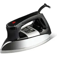 Girmi ST91, Trocken-Bügeleisen, Aluminium-Sockelplatte, Schwarz, Metallisch, 900 W, 230 V, 50 Hz