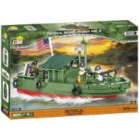 COBI COBI 2238 Historical Collection Vietnam War Vietnam War Patrol Boat River Mk II 615 blocks p3