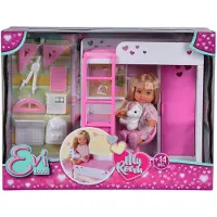 Evi love Evi's Zuhause mit Einhorn - Puppenspaß für kreative Kinder!