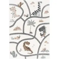 Pergamon Kinder Teppich Maui Kids Dino Strassenteppich