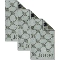 JOOP! Gästehandtuch JOOP "Gästetuch Classic Frottier 3er Pack", grün (salbei cornflower), B:30cm, Obermaterial: 100% Baumwolle CO., Handtücher, Gästehandtuch
