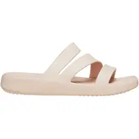 Crocs Pantoletten Getaway Strappy 209587 Écru