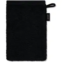 JOOP! Handtücher Classic Doubleface Waschhandschuh Schwarz 16 x 22 cm