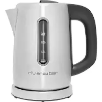 Riviera & Bar BBT 350, 1 l, 2000 W, Schwarz, Edelstahl, Regelbare Temperatur, Wasserstandsanzeige, Überhitzungsschutz