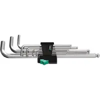 Wera Winkel-Innensechskantschlüssel-Set 1,5-10 mm mit Kugelkopf
