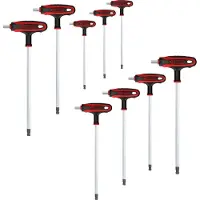 Ks Tools ERGOTORQUEplus T-Griff-Innensechskant-Kugelkopf-Schlüssel-Satz, 9-teilig