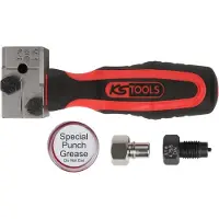 Ks Tools FLAREFIXeco 4,75 mm Universal-Bremsleitungs-Bördelgerät-Satz, 4-tlg ( 122.1215 )