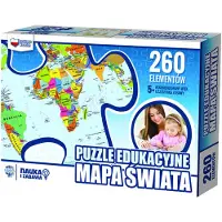 Zachem Weltkarte. Politisches Lernpuzzle, 260 Teile.