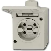 Busch Jaeger BJ Perilex AP Schuko 2064AG grau IP44