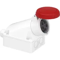Schneider Electric 83159 Wandsteckdose, 16A, 3p+N+E, 380-415 V AC, IP67