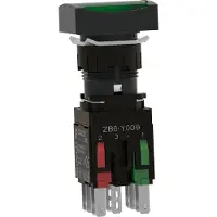 Schneider Electric Leuchtdrucktaster, grün Ř 16, flach, o. XB6DW3B5B