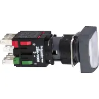 Schneider Electric Leuchtdrucktaster, weiss Ř 16, flach, m. XB6DF1B5B