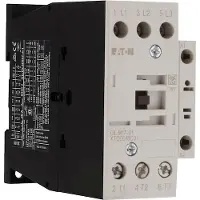 Eaton Leistungsschütz, 3-polig, 380 V 400 V 7.5 kW, 1 Ö, 110 V 50 Hz, 120 V 60 Hz, Wechselstrombetätigung, Schraubklemmen 277033