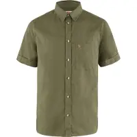 Fjällräven Hemd Övik Travel Shirt SS Herren Olive-XS