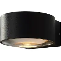 Artdelight Design-Wandleuchte Hudson Schwarz