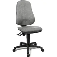 Topstar Home Office Bürostuhl POINT 60 Schreibtischstuhl ohne Armlehnen Stoff Drehstuhl