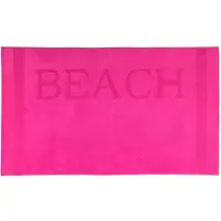 Hausmarke Strandtuch Beach Rosa