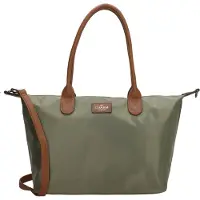 Charm London Shopper "Buckingham" in Khaki - (B)42 x (H)25 x (T)15 cm - onesize