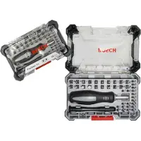 Bosch Schraubendreher-Set mit Präzisions- und Standardbits, Display, 6x 42-tlg