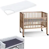 TiSsi Anstellbett / Beistellbett Sophie inkl. Matratze und Nestchen