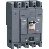 Hager HEW631NR Leistungsschalter h3+ P630 Energy 4P4D N0-50-100% 630A 70kA FTC