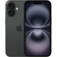 Apple iPhone 16 15.5 cm 6.1" Dual SIM iOS 18 5G USB Type-C 256 GB Black - 256 GB - 15,5 cm