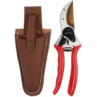 Talentools Baumschere Titan Pass-Schneiden mit Lederholster 21 cm