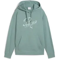 Puma Damen Kapuzensweat ESS SCRIPT Comfort Hoodie TR