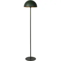 Lucide Stehlampe Siemon, grün, für Wohn- / Esszimmer, Metall, Modern, Stehlampe