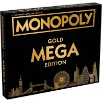 Monopoly Mega Gold – Monopoly (englische Version)