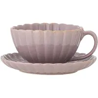 Bloomingville Latina Tassen und Untertassen rosa 6er Set