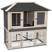 Kerbl Nagerstall Villa 118x68x118 cm Holz Lasiert