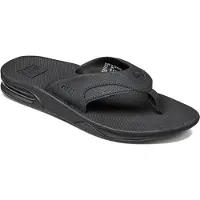Reef Flip Flops Fanning All Black Herren-Schuhgröße 44