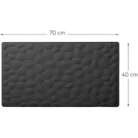 Sealskin Badematte Jade Antislip Badmat Grau (40 x 70 cm)