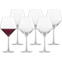 Zwiesel Glas Rotweinglas "Burgundergläser Pure 692 ml 6er Set transparent"