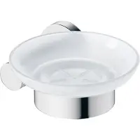 Duravit Seifenhalter D-CODE mit Schale rechts chrom