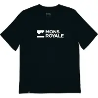Mons Royale Womens Icon Merino Tee-shirt black (1) XL