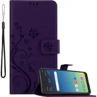 Cadorabo Hülle für LG K40S mit Blumen Muster