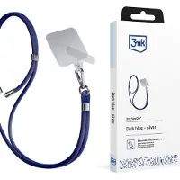 3MK EasyClip Dark Blue (silver) smycz do telefonu
