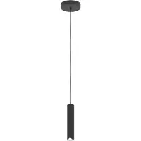 Eglo BALAMORTA-Z Hängeleuchte Hängelampe Pendellampe Pendelleuchte - H110 x Ø5,5 cm - schwarz - 1X3,7W inkl. - IP20