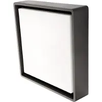 SG-Leuchten SG Leuchten LED-Wandleuchte LB25 Frame Square graphit 6W 500lm 3000K