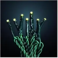 Hellum Lichterkette Deko Basis Set 100 LED warmweiß Outdoor Außen Party Beleuchtung