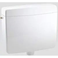 Sanit Spülkasten nova mit Eckventil G 1/2, weiss, tiefhängend