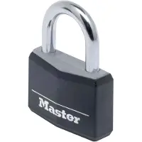 Masterlock Vorhängeschloss, 40mm, O6mm, Aluminium, schwarz